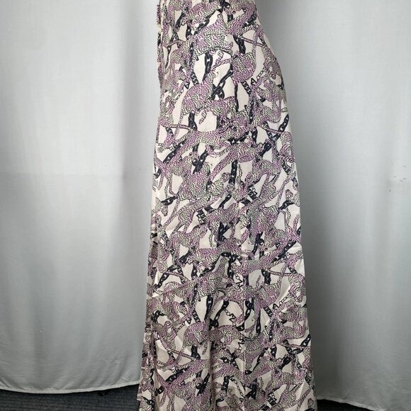 Zadig & Voltaire Women’s June Silk Midi Skirt – Ecru – Size 34/US 2 - Picture 8 of 9